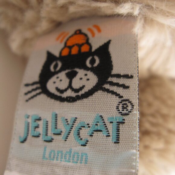 Jellycat Light Brown Bashful Bunny Rabbit Soft Toy Plush Soother 12" Size EASTER - Picture 7 of 7